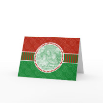 Festive Modern Style Holiday Card Template