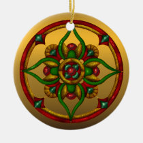 Festive Nevada State Christmas Ornament ornaments