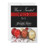 Festive Personalized Holiday Party Invitation
