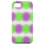 Festive Purple & Lime Green Pattern casemate cases