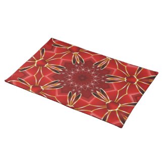Festive Red Place Mat