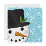 Festive Snowman Customizable Party Invitation