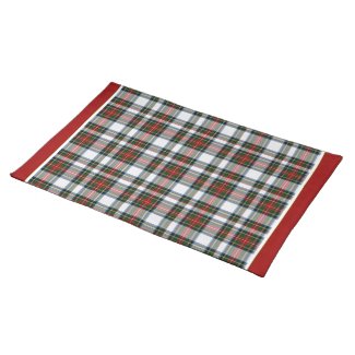 Festive Stewart Dress Tartan Plaid Place Mat