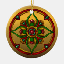 Festive Wyoming Christmas Ornament ornaments