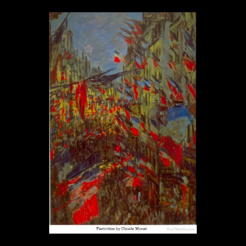Festivities by Claude Monet Posters
