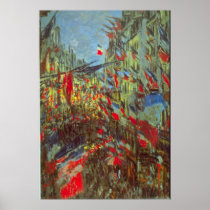 Festivities by Claude Monet Poster