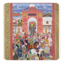Festivities on the Occasion Square Stickers