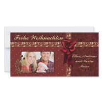Festliches Weihnachts Design photo cards by Christmas_Store Festliches Weihnachts Design photo cards