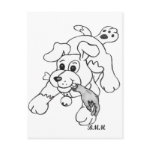 Fetch Boy postcard
