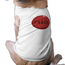 'Fetch' Dog Shirt pet clothing by cowboyannie 'Fetch' Dog Shirt pet clothing