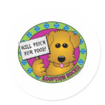 Fetch for Food stickers