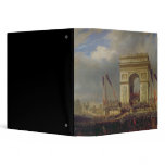 Fete de la Fraternite at the Arc de Triomphe Vinyl Binder