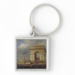 Fete de la Fraternite at the Arc de Triomphe Key Chain