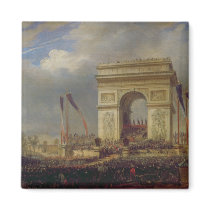 Fete de la Fraternite at the Arc de Triomphe Fridge Magnet