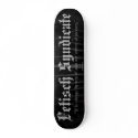 Fetisch Syndicate Skateboard Deck Black
