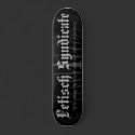 Fetisch Syndicate Skateboard Deck Black by FetSyn Fetisch Syndicate Skateboard Deck Black
