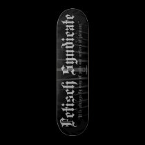 Fetisch Syndicate Skateboard Deck Black
