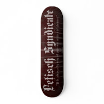 Fetisch Syndicate Skateboard Deck Burgundy skateboards