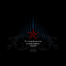 Fetische Syndicate Star / Quote blue t-shirts