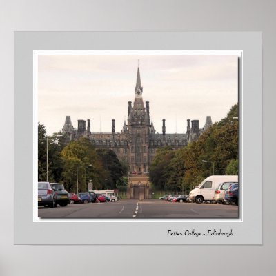 Fettes College - Edinburgh Poster by joelor