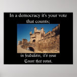 Feudalism vs Democracy posters