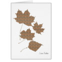 Feuilles de brick Card by louisegauloise Feuilles de brick Card