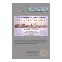 Feustmann & Kaufmann Advertising Poster posters