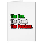 Few Proud Persians cards
