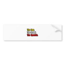 Few Proud Spanish bumper stickers