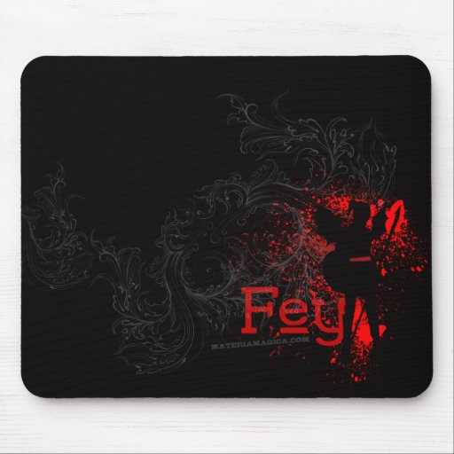 Fey Black Mousepad