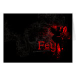 Fey Greeting Card