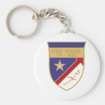 FF-1052 USS Knox Military Patch Destroyer Insignia Key Chains