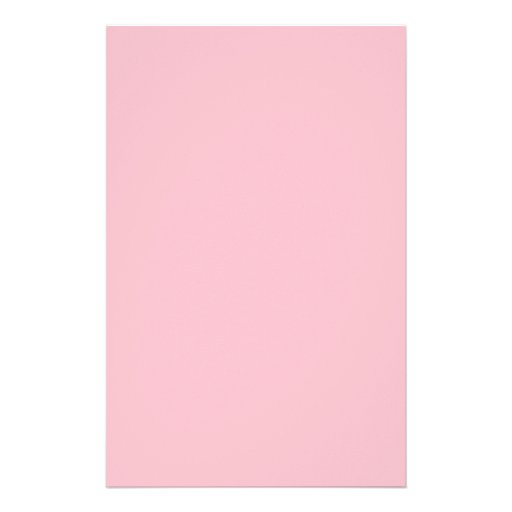 FFC0CB Pink Custom Stationery