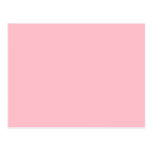 FFC0CB Pink Postcard