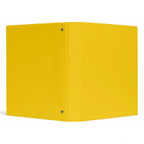 FFCC00 Gold 3 Ring Binders
