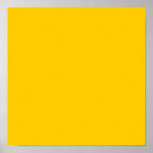 FFCC00 Gold Posters