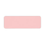 FFCCCC Solid Pink Background Labels