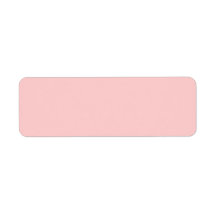 FFCCCC Solid Pink Background Labels