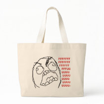 FFFFFFFUUUUUU - Rage! Tote Bags