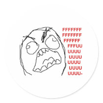 FFFFUUUUU STICKER