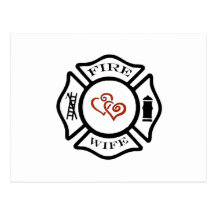FFFireWife Postcard