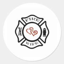 FFFireWife Round Sticker