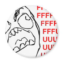FFFUUUUU REFRIGERATOR MAGNET