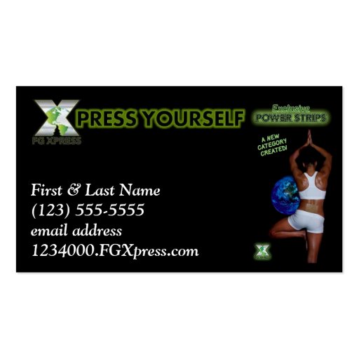 FGXpress Biz Card #2 Business Cards (front side)