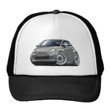 Fiat 500 Grey Car Hat