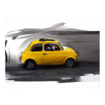 fiat 500 posters