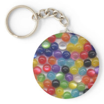 Fiber Optic Beads Key Chain