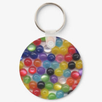 Fiber Optic Beads keychains by dndartstudio Fiber Optic Beads keychains