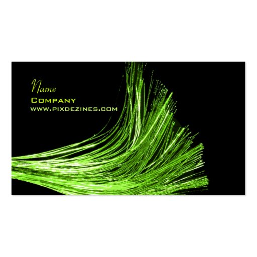 Fiber optic layers business cards (front side)
