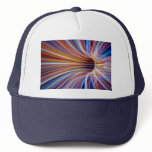 Fiber optic streak tunnel mesh hat